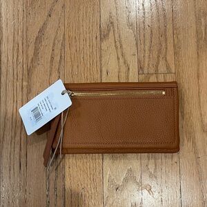 Hobo brand brown leather wallet